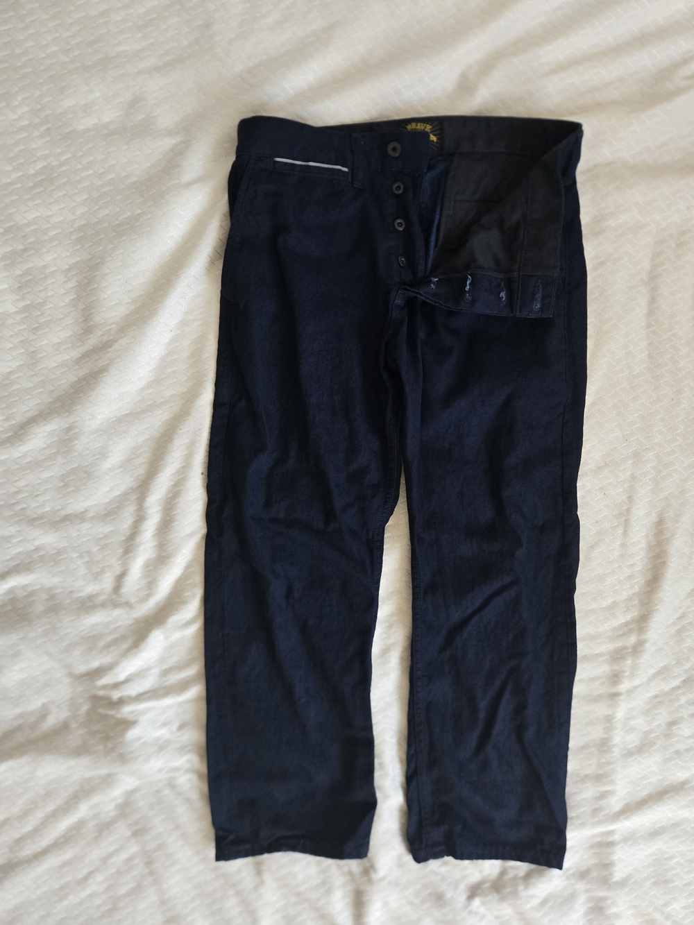 Brave Start Selvage 9oz Chino (Indigo)